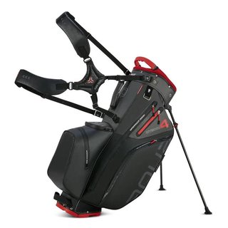 Big Max Aqua Hybrid 4 stand bag, czarno/szaro/czerwony