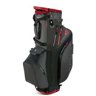 Big Max Aqua Hybrid 4 stand bag, czarno/szaro/czerwony