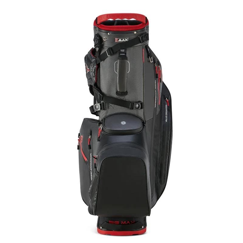 Big Max Aqua Hybrid 4 stand bag, czarno/szaro/czerwony