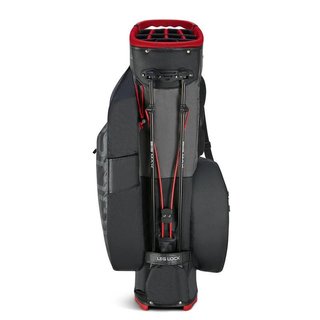 Big Max Aqua Hybrid 4 stand bag, czarno/szaro/czerwony