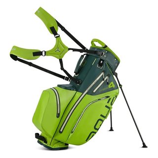 Big Max Aqua Hybrid 4 stand bag, forest green/lime