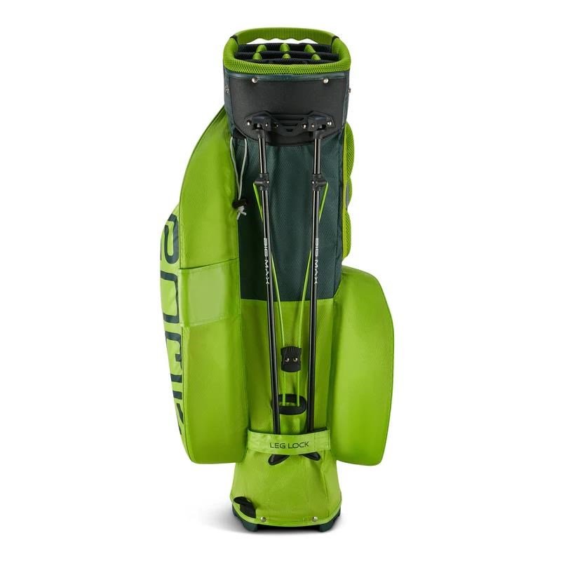 Big Max Aqua Hybrid 4 stand bag, forest green/lime