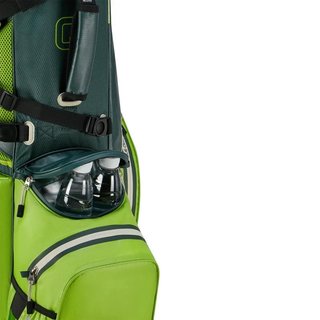 Big Max Aqua Hybrid 4 stand bag, forest green/lime