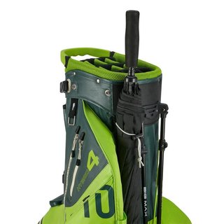 Big Max Aqua Hybrid 4 stand bag, forest green/lime