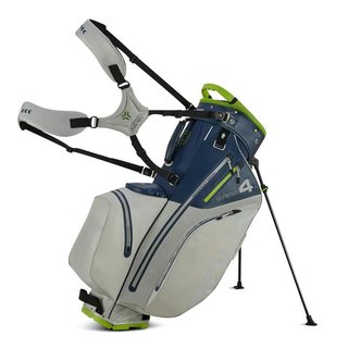 Big Max Aqua Hybrid 4 stand bag, granatowo/szaro/limonkowy