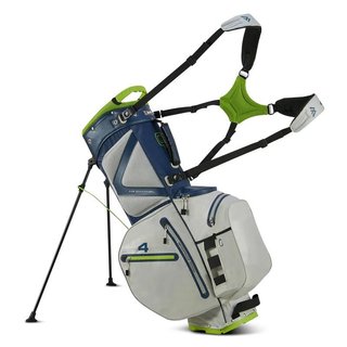 Big Max Aqua Hybrid 4 stand bag, granatowo/szaro/limonkowy