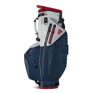 Big Max Aqua Hybrid 4 stand bag, granatowo/biało/czerwony