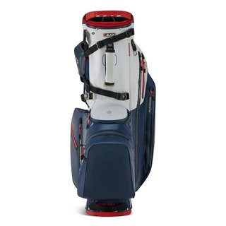 Big Max Aqua Hybrid 4 stand bag, granatowo/biało/czerwony