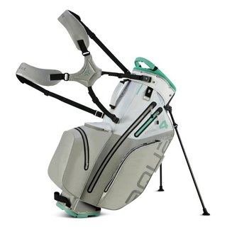 Big Max Aqua Hybrid 4 stand bag, biło/szaro/zielony