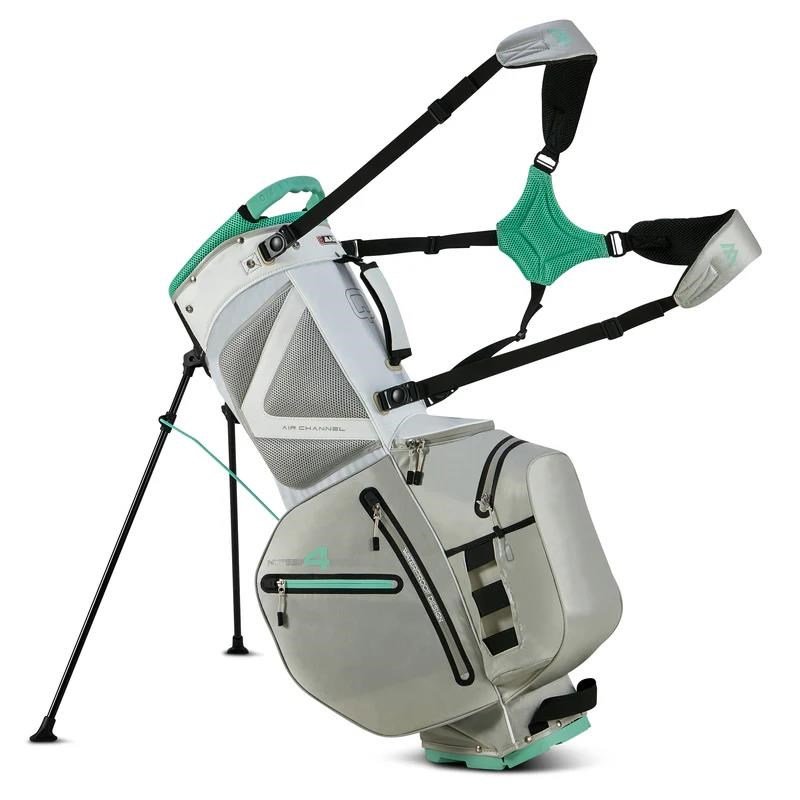 Big Max Aqua Hybrid 4 stand bag, biło/szaro/zielony