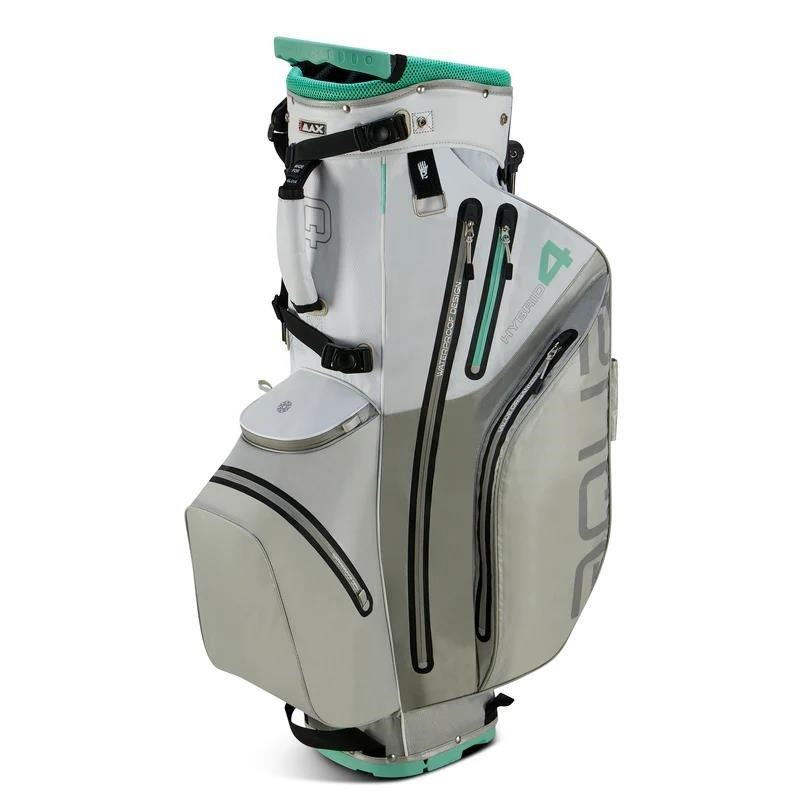 Big Max Aqua Hybrid 4 stand bag, biło/szaro/zielony