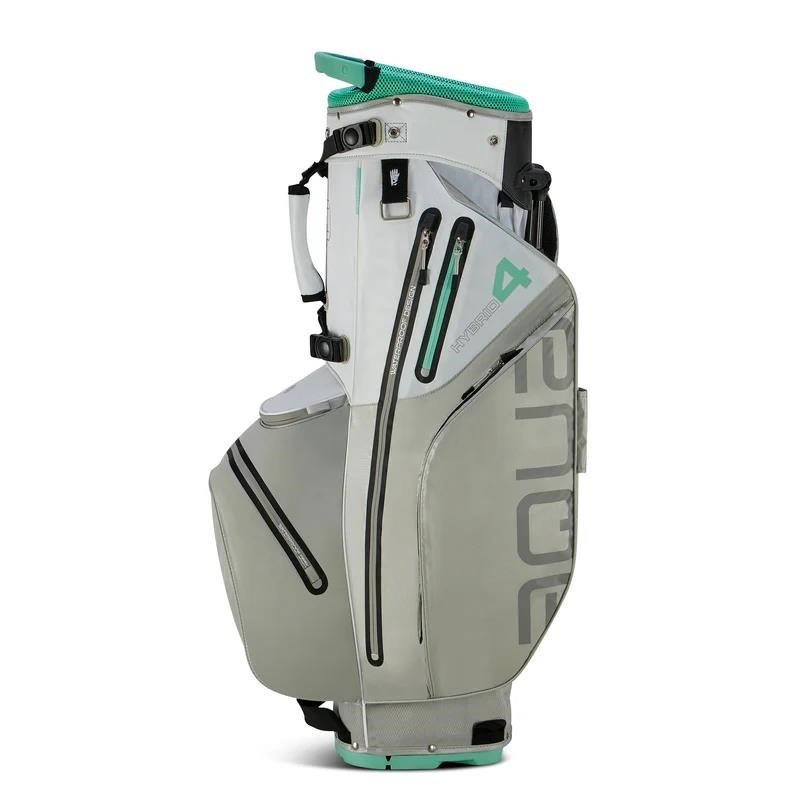 Big Max Aqua Hybrid 4 stand bag, biło/szaro/zielony