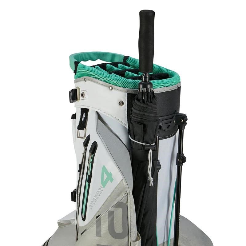 Big Max Aqua Hybrid 4 stand bag, biło/szaro/zielony