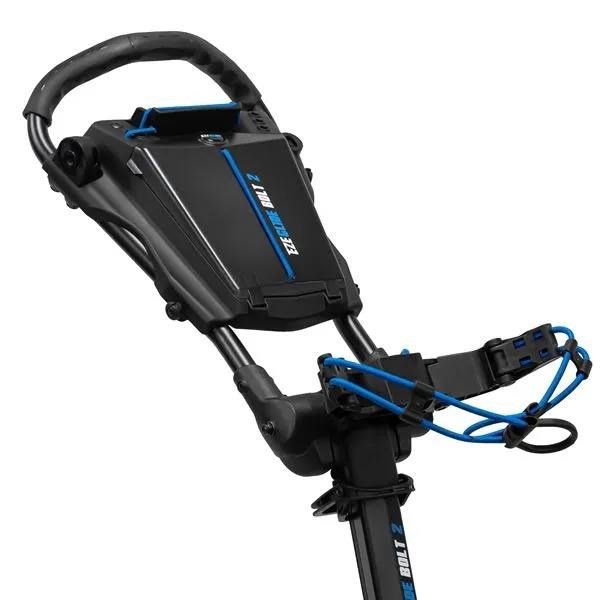 Ezeglide Bolt 2 + Easy Opening wózek golfowy, czarno/niebieski