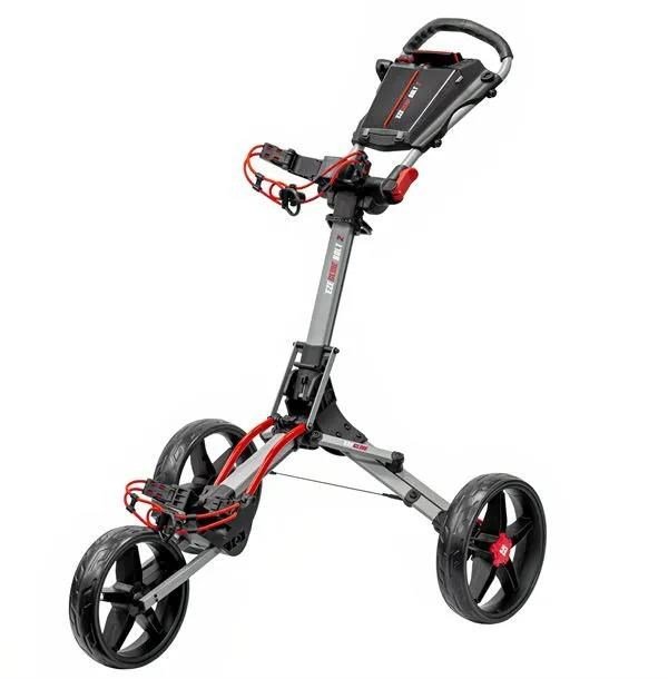 Ezeglide Bolt 2 + Easy Opening wózek golfowy, szaro/czerwony