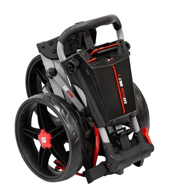 Ezeglide Bolt 2 + Easy Opening wózek golfowy, szaro/czerwony