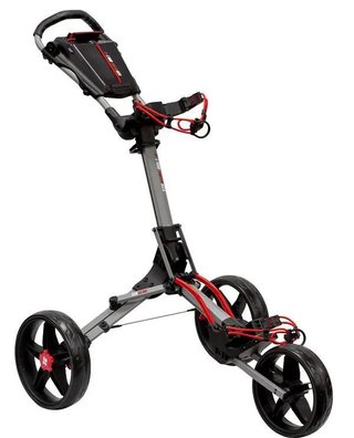 Ezeglide Bolt 2 + Easy Opening wózek golfowy, szaro/czerwony