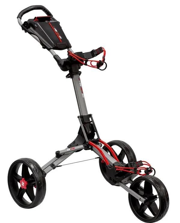 Ezeglide Bolt 2 + Easy Opening wózek golfowy, szaro/czerwony