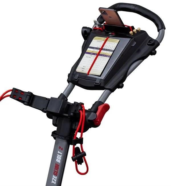 Ezeglide Bolt 2 + Easy Opening wózek golfowy, szaro/czerwony