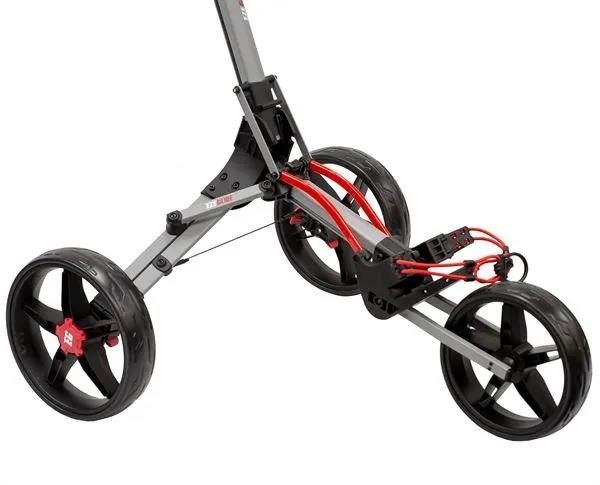Ezeglide Bolt 2 + Easy Opening wózek golfowy, szaro/czerwony