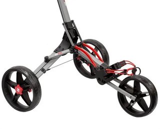 Ezeglide Bolt 2 + Easy Opening wózek golfowy, szaro/czerwony