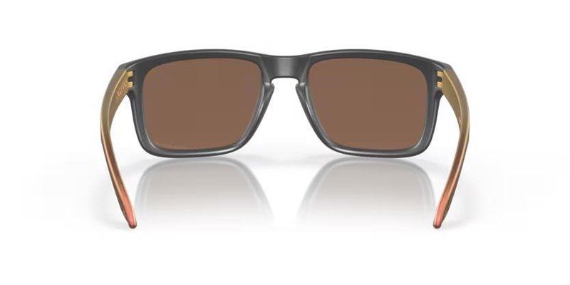Oakley Holbrook Steel Colection Matte Carbon Prizm 24K Polarized okulary przeciwsłoneczne