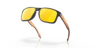 Oakley Holbrook Steel Colection Matte Carbon Prizm 24K Polarized okulary przeciwsłoneczne