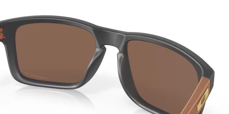 Oakley Holbrook Steel Colection Matte Carbon Prizm 24K Polarized okulary przeciwsłoneczne