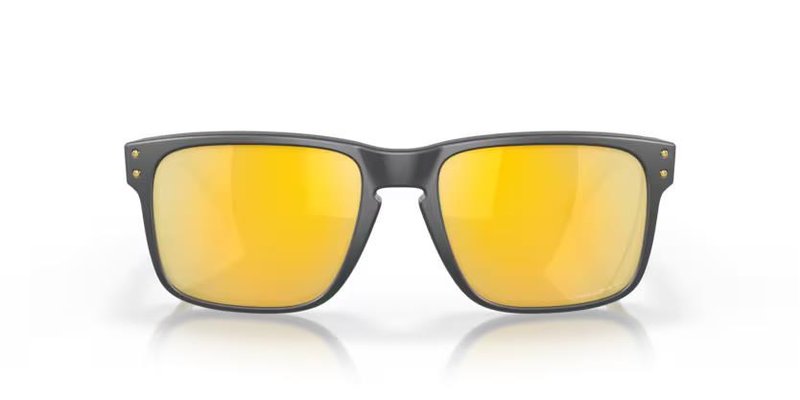 Oakley Holbrook Steel Colection Matte Carbon Prizm 24K Polarized okulary przeciwsłoneczne