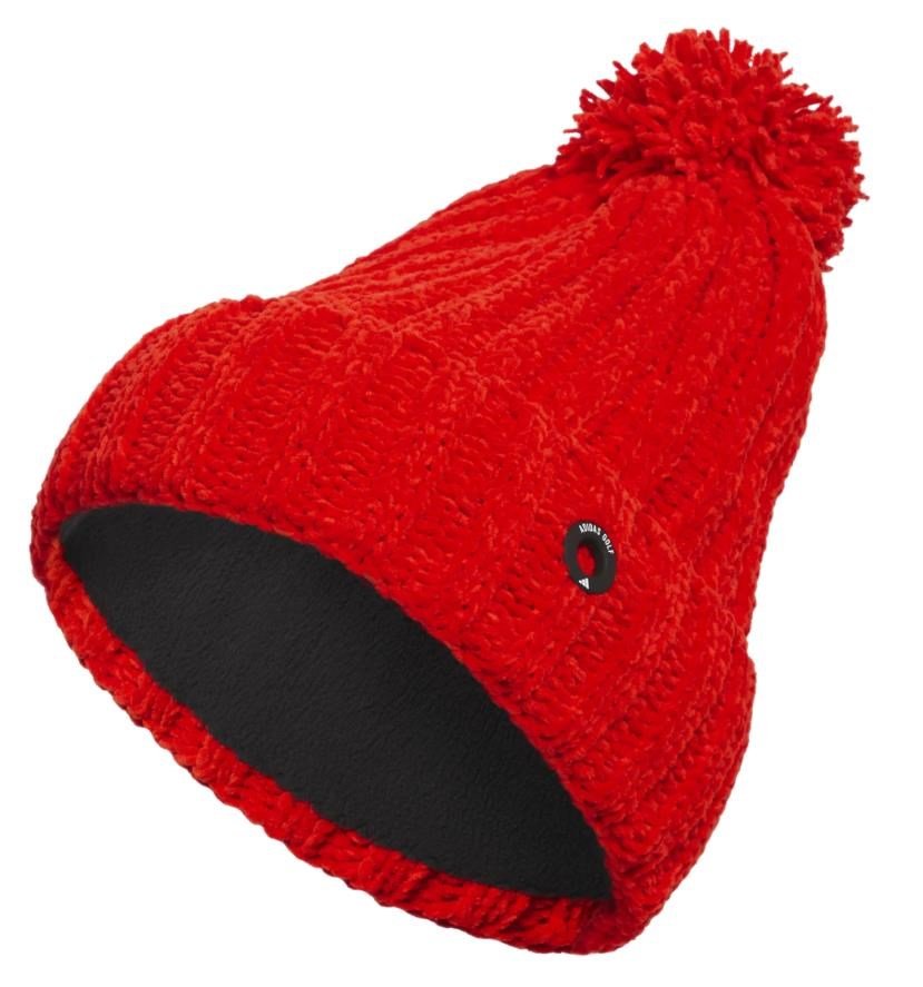 Adidas damska czapka zimowa, czerwona