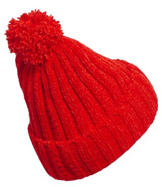 Adidas damska czapka zimowa, czerwona