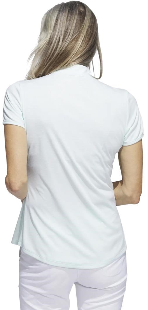 Adidas Dot damskie polo, white/semi flash aqua