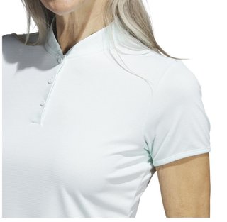 Adidas Dot damskie polo, white/semi flash aqua