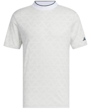 Adidas Adi Jacquard męskie polo, szaro/białe