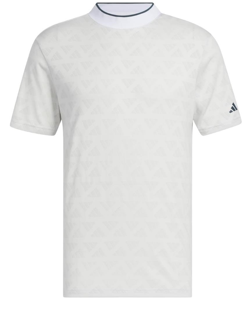 Adidas Adi Jacquard męskie polo, szaro/białe