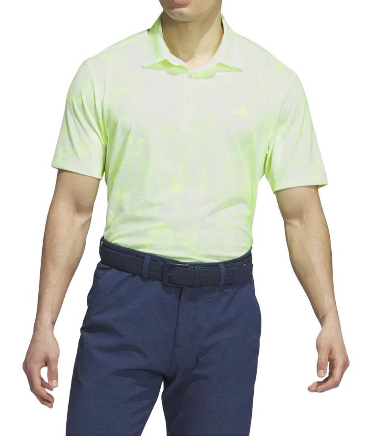 Adidas Ultimate365 Print męskie polo, białe