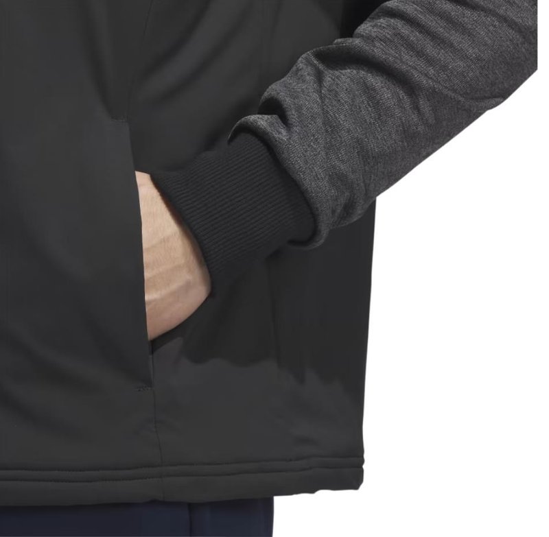 Adidas Go-To 1/4 Zip męska kurtka, czarna