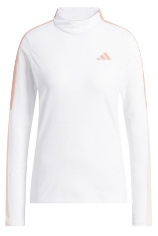 Adidas Nature mock t-shirt z długim rękawem, białe
