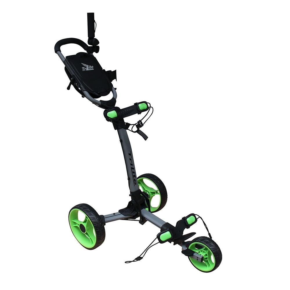 Axglo Trilite wózek golfowy, szaro/zielony
