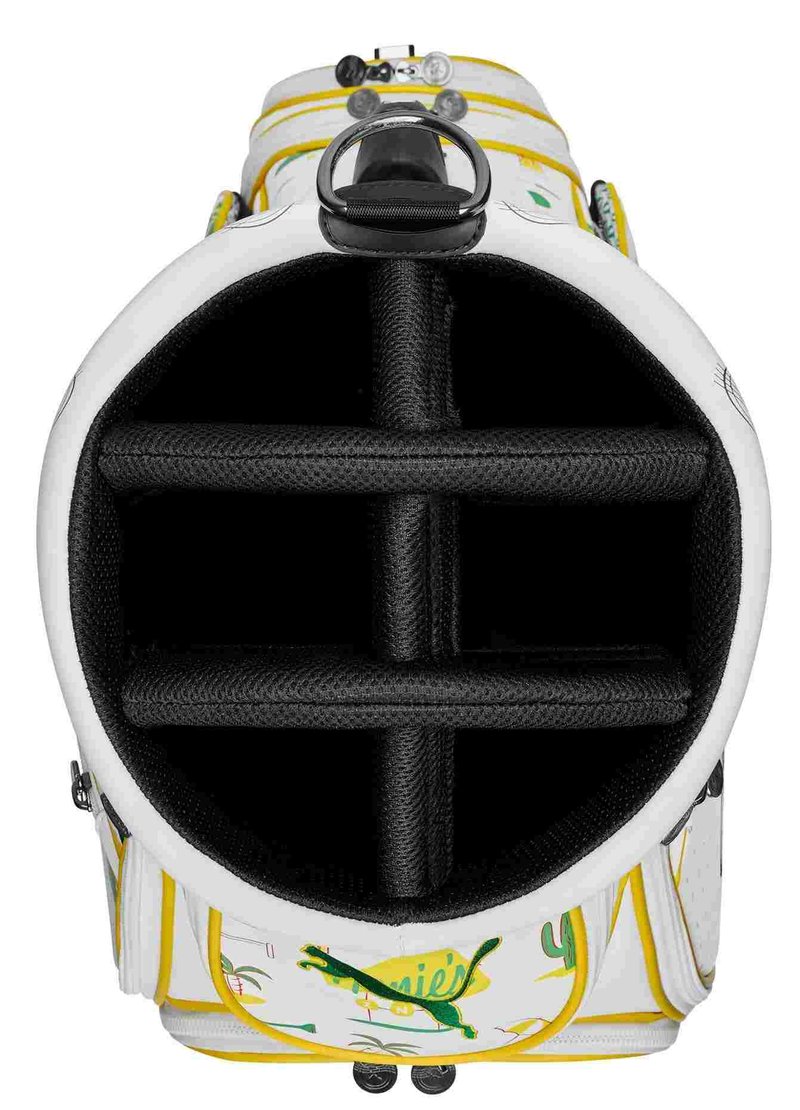 Puma Arnold Palmer Invitational staff bag, bright white