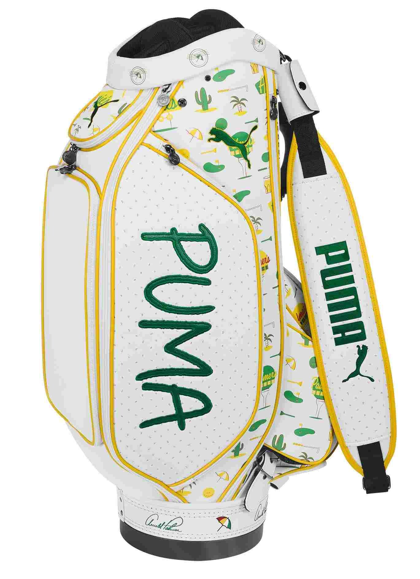 Puma Arnold Palmer Invitational staff bag, bright white
