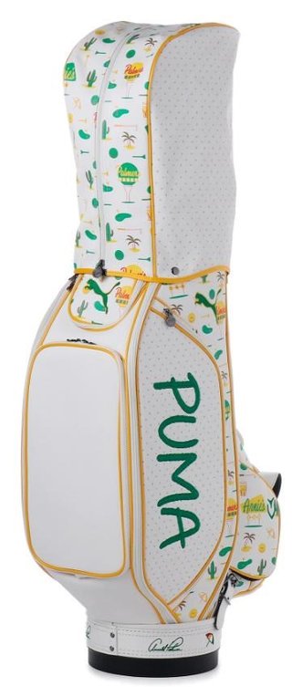 Puma Arnold Palmer Invitational staff bag, bright white