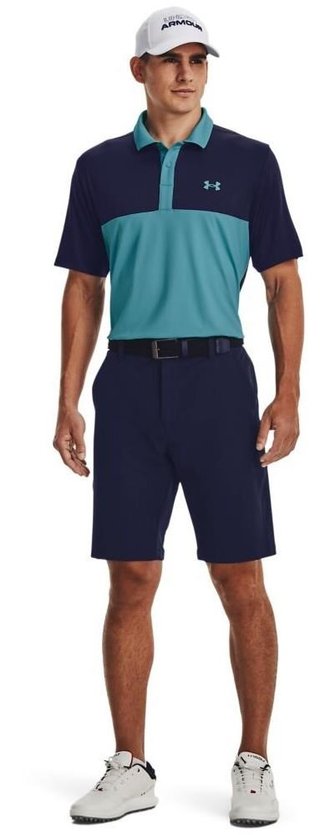 Under Armour Perf 3.0 Color Block męskie polo, glacier blue
