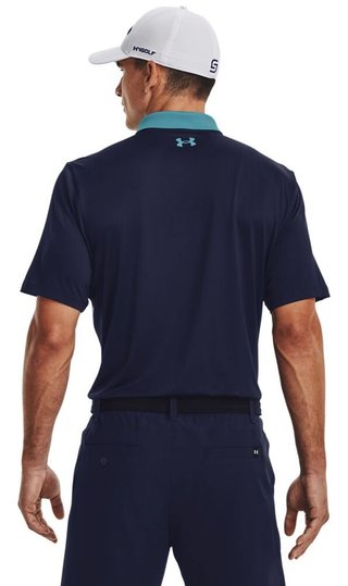 Under Armour Perf 3.0 Color Block męskie polo, glacier blue