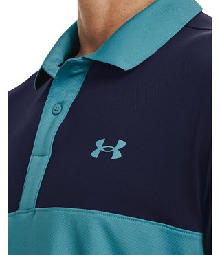 Under Armour Perf 3.0 Color Block męskie polo, glacier blue