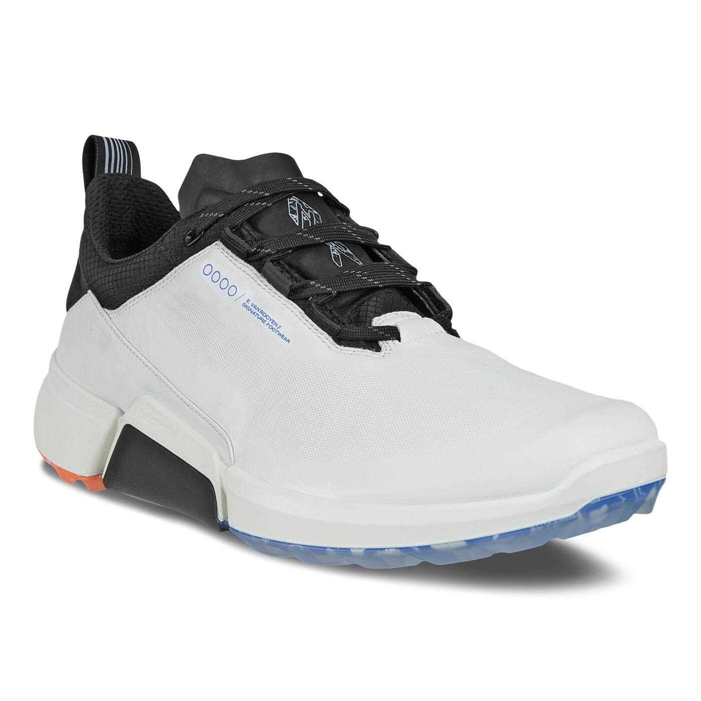 Ecco Biom H4 męskie buty golfowe, biało/czarne