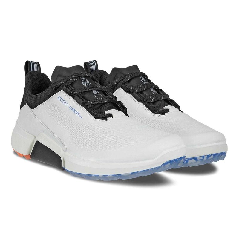 Ecco Biom H4 męskie buty golfowe, biało/czarne