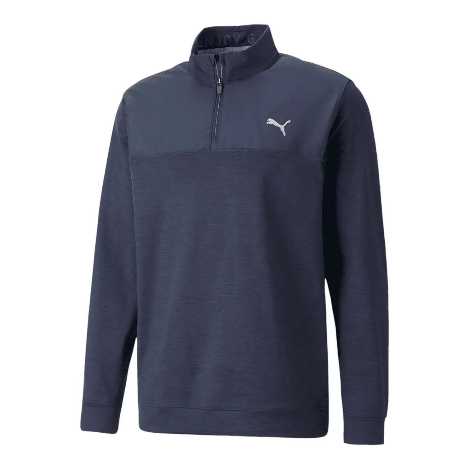 Puma Cloudspun Colorblock 1/4 Zip męska bluza, granatowa