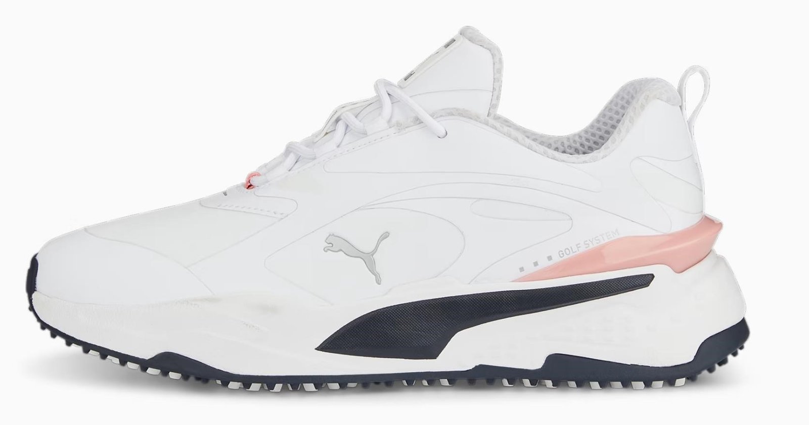 Puma Gs-Fast damskie buty golfowe, biało/granatowe