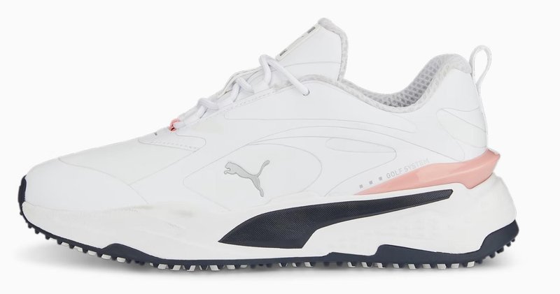 Puma Gs-Fast damskie buty golfowe, biało/granatowe